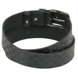 Кожаный ремень Skipper 110-130 x 3.8 см Черный (1091-38)