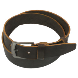 Кожаный ремень Skipper 110-130 x 3.8 см Коричневый (1136-38)