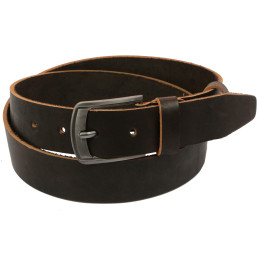 Кожаный ремень Skipper 110-130 x 3.8 см Коричневый (1136-38)