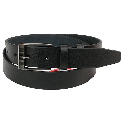 Шкіряний ремінь Skipper 110-130 x 3.3 см Чорний (1200-33)