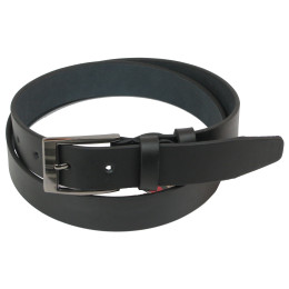 Кожаный ремень Skipper 110-130 x 3.3 см Черный (1200-33)