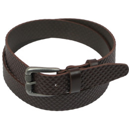 Кожаный ремень Skipper 110-130 x 3.8 см Коричневый (1116-38)