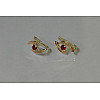 Серебряные серьги Sil 113s-4 Красный (Sil-884)