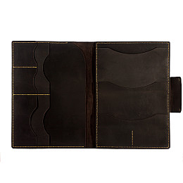 Шкіряна папка для сімейних документів Anchor Stuff А4 Коричнева (as150101-7)