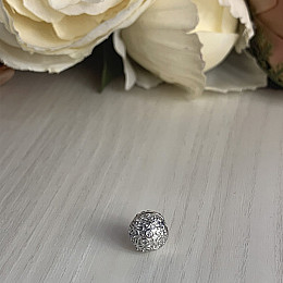 Серебряный шарм-клипса SilverBreeze с фианитами (1347782)