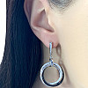 Серебряные серьги Silver Breeze с керамикой (1524169)