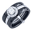 Серебряное кольцо Silver Breeze с керамикой 18 (1903858)