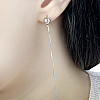 Серебряные серьги Silver Breeze без камней (1584095)
