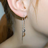 Серебряные серьги Silver Breeze без камней (1584019)