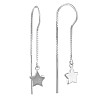 Серебряные серьги Silver Breeze без камней (1584026)