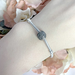 Серебряный шарм-клипса SilverBreeze без камней (1932131)