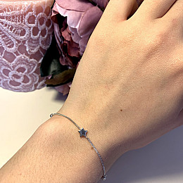 Срібний браслет SilverBreeze без каміння 17-20 см (1994122)