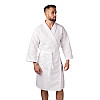 Вафельный халат Luxyart Кимоно XL Белый (LS-0411)