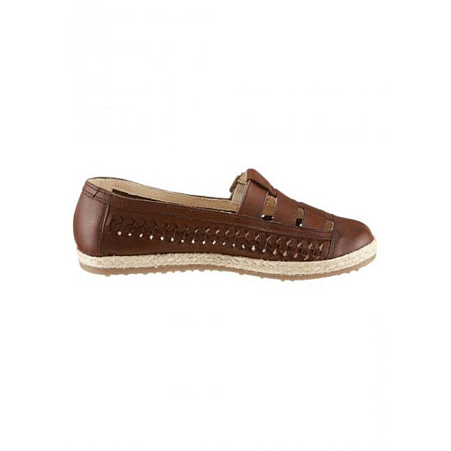Сліпери Eddie Bauer Womens Braided Leather Slippers Brown 41 Коричневий (7729329BR-41)