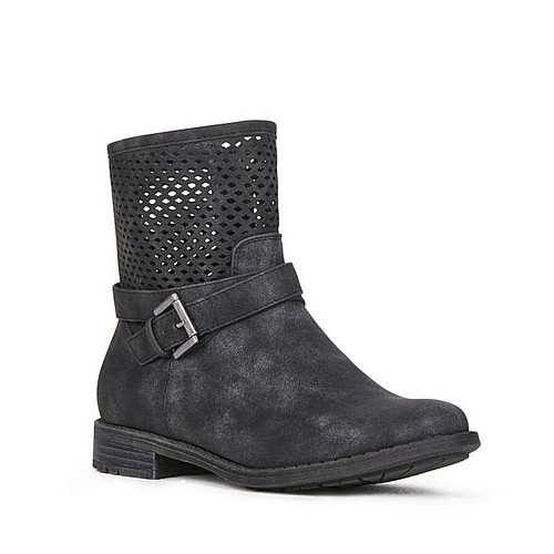Ботинки JustFab Womens Telia Black 36.5 Черный (BS1615548BK-36.5)