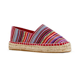 Еспадрильї JustFab Womens Trianne Pink Multi 36.5 Рожевий (FT1510305PNMI-36.5)