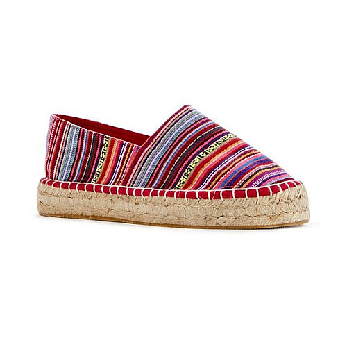 Эспадрильи JustFab Womens Trianne Pink Multi 36.5 Розовый (FT1510305PNMI-36.5)