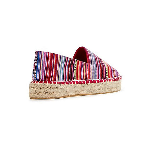 Эспадрильи JustFab Womens Trianne Pink Multi 36.5 Розовый (FT1510305PNMI-36.5)
