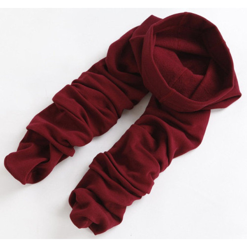 Леггинсы теплые с тонким начесом Fleece thin XS-M Бордовый (BHm00374)