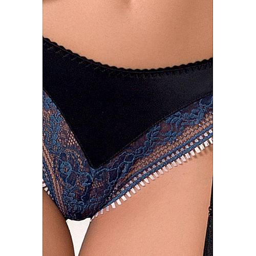 Комплект белья Passion Exclusive GISELE SET Черный S/M (PS24608)