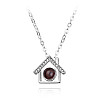 Підвіска SUNROZ Home I love You Я люблю тебе на 100 мовах Срібний (SUN31007)