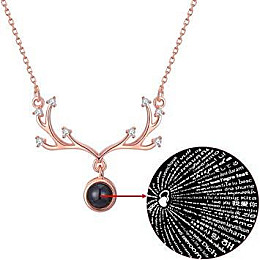 Підвіска SUNROZ Heart I love You Я люблю тебе на 100 мовах Золотистий (SUN31028)