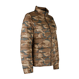 Куртка жіноча Geox CHOCOLATE/MULTIC 42 Коричнево-зелений камуфляж (W3420H.AF145CHMU)