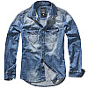 Сорочка Brandit Riley Denim BLUE S Синій (4020.62)