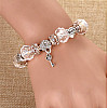 Женский браслет Jewel Antique Silver Plated JJt Cеребристый (AJ_brJJT)