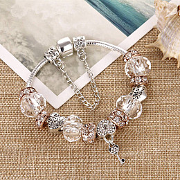 Женский браслет Jewel Antique Silver Plated JJt Cеребристый (AJ_brJJT)