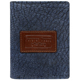 Портмоне мужское из натуральной кожи Always Wild Синий (N4VTP navy)