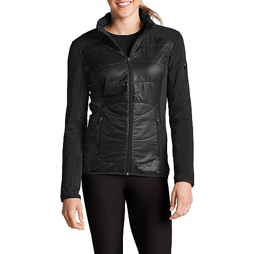 Кофта Eddie Bauer Womens IgniteLite Hybrid Jacket BLACK M Чорний (1558BK)