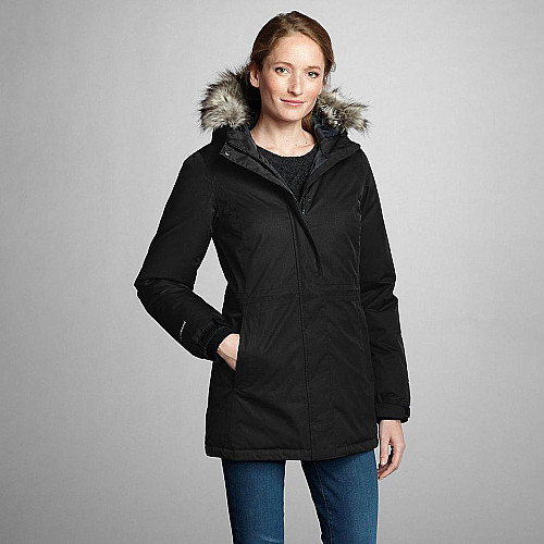 Куртка Eddie Bauer Womens Superior Down Parka BLACK XS Черный (4060BK)