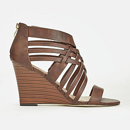 Босоножки JustFab Womens Kier Brown 41 Коричневый (WE1616527BN)