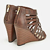 Босоножки JustFab Womens Kier Brown 41 Коричневый (WE1616527BN)