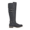 Сапоги JustFab Womens Willana Black 36 Черный (FB1514693BK)