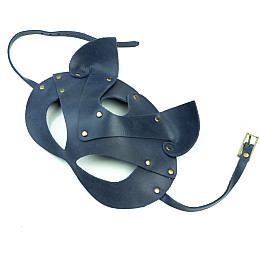 Маска кішки LOVECRAFT натуральна шкіра Синій (SO3314)