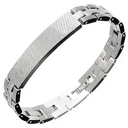 Чоловічий браслет Caseti Сріблястий 24 (CI30019 (5))