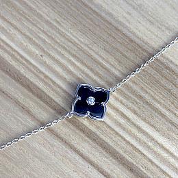 Срібний браслет SilverBreeze з керамікою (1985748) 1720 розмір