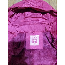 Куртка зимова для дівчинки Mine 80 см Рожевий (Ю8)