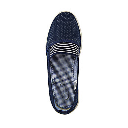 Женские слипоны Kredo 36 Темно-синий (16-147)