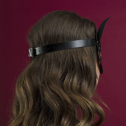 Маска кішки Feral Fillings Catwoman Mask натуральна шкіра Чорний (SO3406)