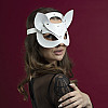 Маска кішки Feral Fillings Catwoman Mask натуральна шкіра Білий (SO3408)