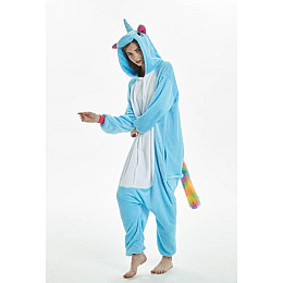 Кигуруми взрослая Kigurumba Единорог New L - рост 165 - 175 см Голубой (K1W1-0097-L)