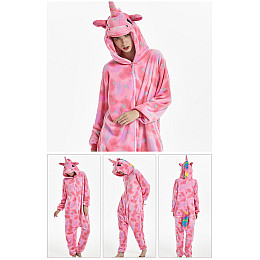 Кигуруми взрослая Kigurumba Единорог New звездочка M - рост 155 - 165 см Розовый (K1W1-0099-M)