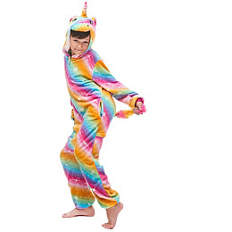 Пижама Кигуруми детская Kigurumba Единорог Брайт на молнии S - рост 105 - 115 см Разноцветный (K0W1-0074-S)