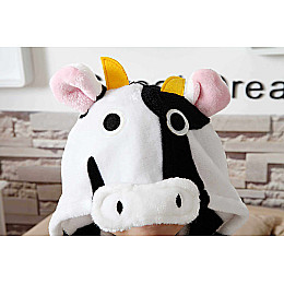 Пижама Кигуруми детская Kigurumba Коровка Милка L - рост 125 - 135 см Черно-белый (K0W1-0035-L)