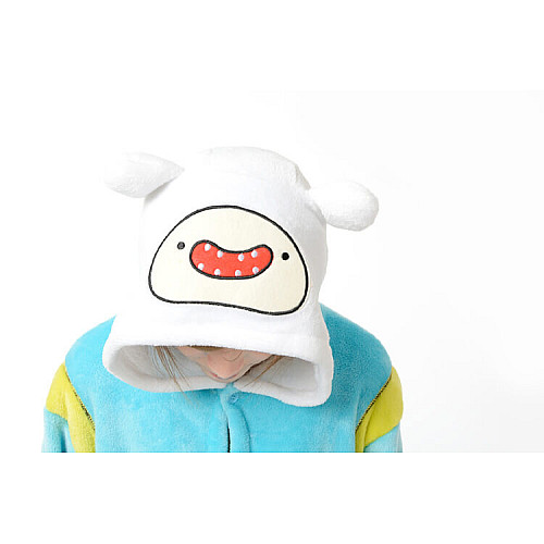Пижама Кигуруми взрослая Kigurumba Фин Adventure Time L - рост 165 - 175 см Голубой (K1W1-0087-L)