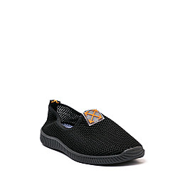 Женские слипоны кросс-сетка Kredo 36 Черная (20-12)