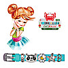 Браслет силіконовий Biojoux BJB001 Charms Bracelet MIX 1 Aqua (4665)